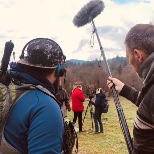 Pendant le tournage du film - © Esther Mazowiecki